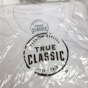 True classic, Men’s size Large, 1- black, 1-white